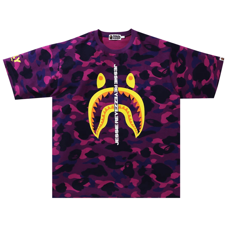 BAPE x Jessie Reyez Color Camo Shark Tee "Purple"