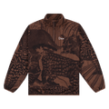 Dime Safari Polar Zip Fleece "Sepia"