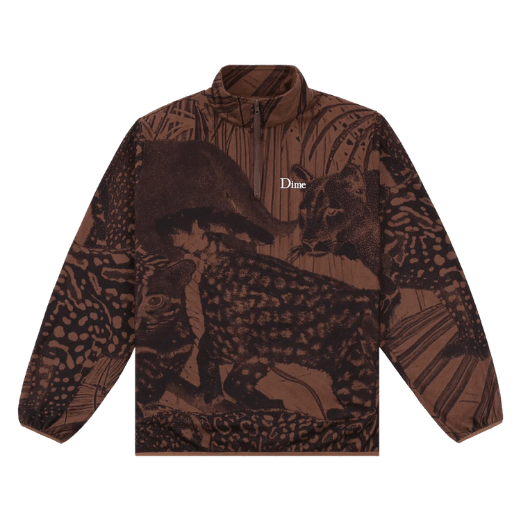 Dime Safari Polar Zip Fleece "Sepia"