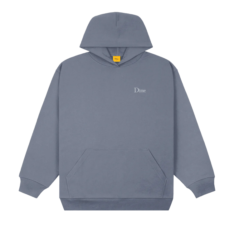 Dime Classic Small Logo Hoodie "Iron"