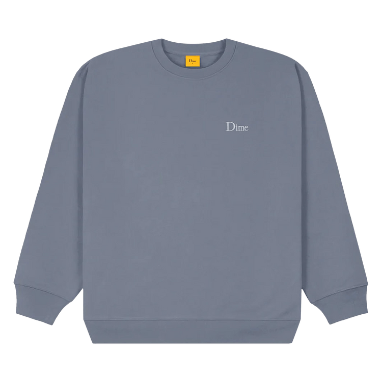Dime Classic Small Logo Crewneck "Iron"