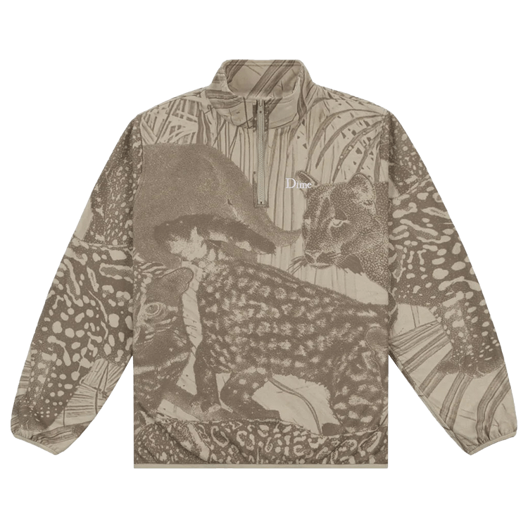 Dime Safari Polar Zip Fleece "Tan"