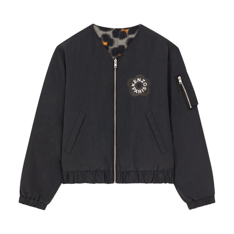 Kenzo Hana Leo Reversible Pad Bomber "Black"