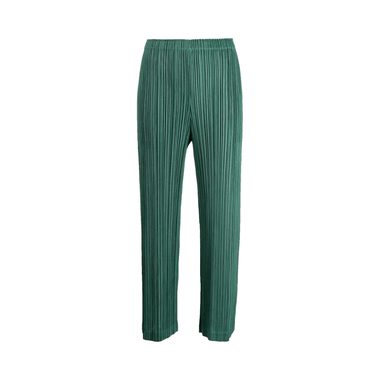 Pleats Please Issey Miyake Thicker Bottom Pants "Green"