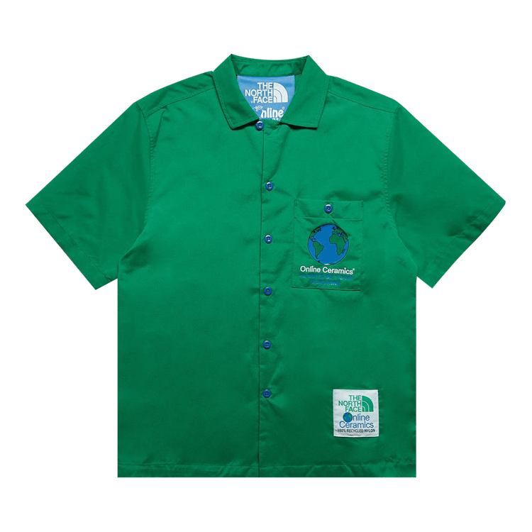 The North Face x Online Ceramics Short-Sleeve Shirt "Arden Green"