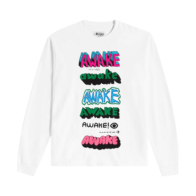 Awake NY x Stefan Meier Printed Long-Sleeve "White"