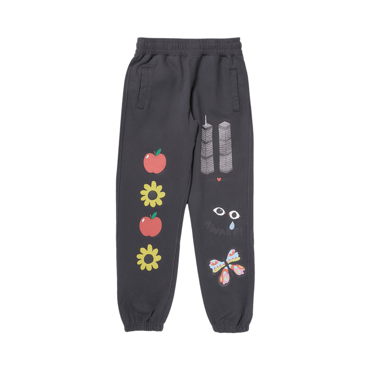 Awake NY x Stefan Meier Printed Sweatpant "Charcoal"