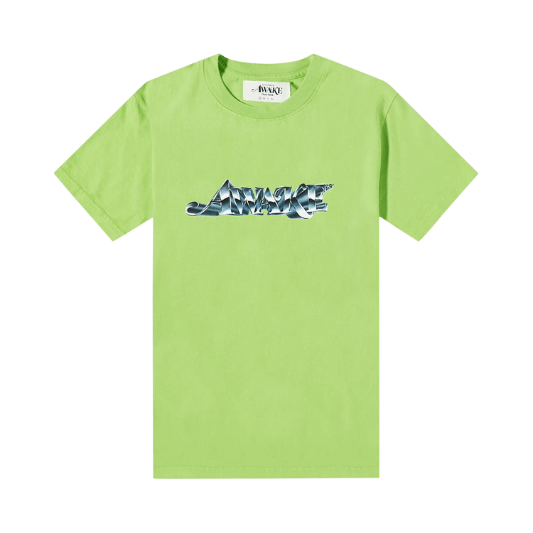 Awake NY Chrome Logo T-Shirt "Lime Green"