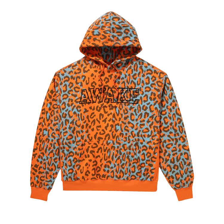 Awake NY Military Logo Embroidered Hoodie "Leopard"
