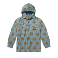 Awake NY Stars Anorak Jacket "Teal/Mustard"