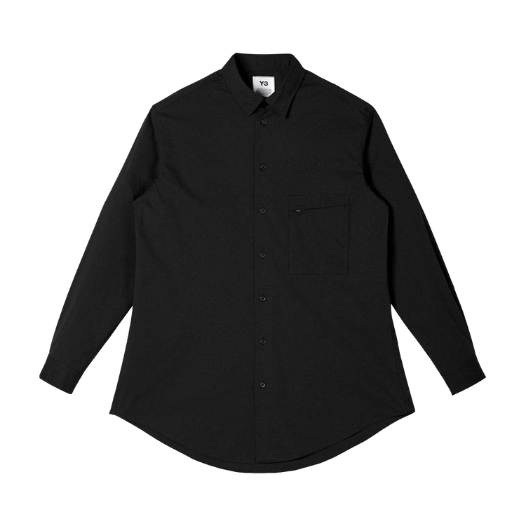 Y-3 Classic Chest Logo Button Down Shirt "Black"