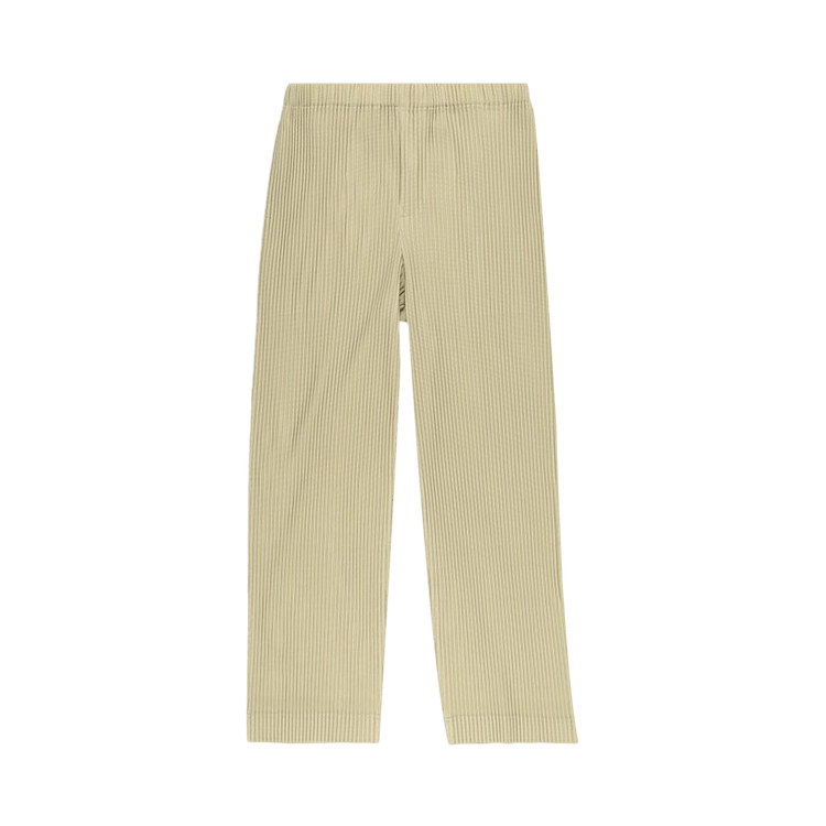 Homme Plissé Issey Miyake Loose Fit Straight Pants "Beige"