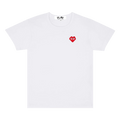 Comme des Garçons PLAY x Invader Mini Logo T-Shirt "White"