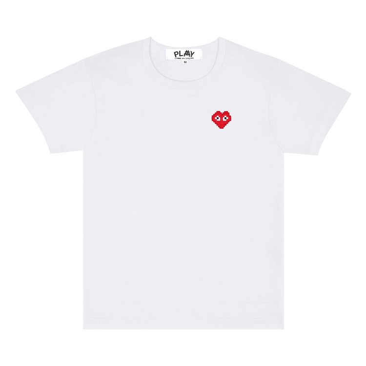 Comme des Garçons PLAY x Invader Mini Logo T-Shirt "White"