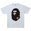 BAPE Bicolor Big Ape Head Tee "Grey"