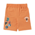 BAPE Multi Fonts Sweatshorts "Orange"