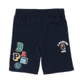BAPE Multi Fonts Sweatshorts "Navy"
