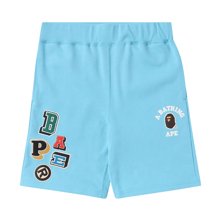 BAPE Multi Fonts Sweatshorts "Sax"