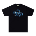 BAPE ABC Camo Milo On Tee "Black/Blue"