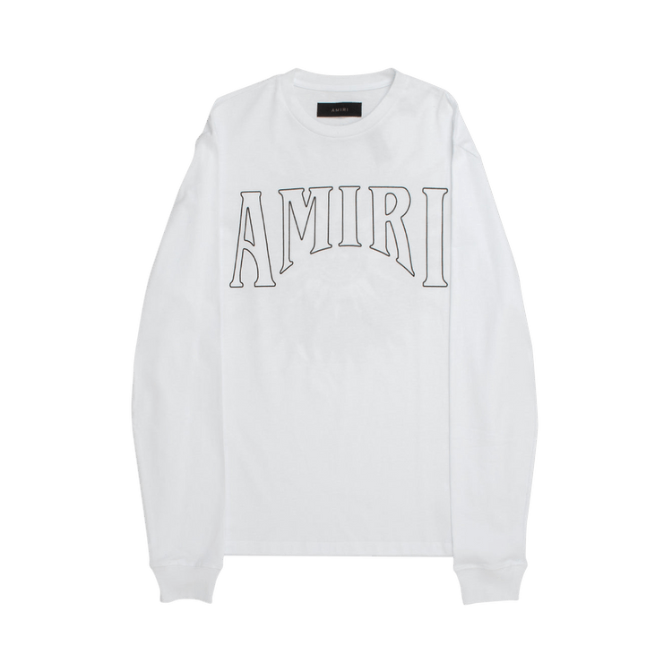 Amiri Sun Long-Sleeve Tee "White"