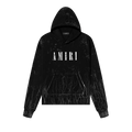 Amiri Cracked Dye Core Logo Hoodie "Black"