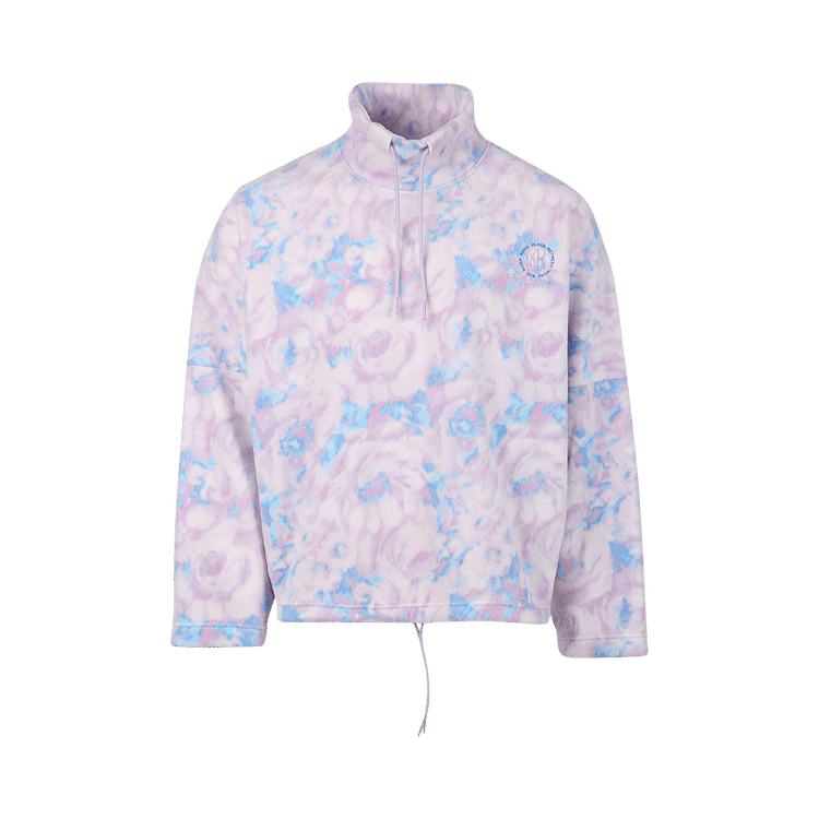 Martine Rose Batwing Fleece "Lilac Floral"