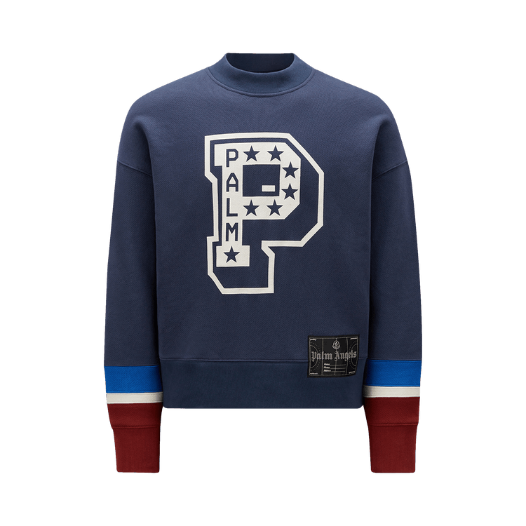 Moncler Genius x Palm Angels Monogram Sweatshirt "Blue"