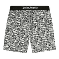 Palm Angels Waves Easy Shorts "White/Black"