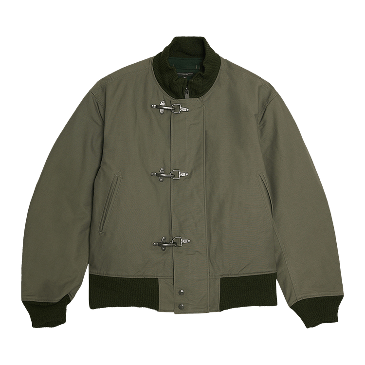 Engineered Garments Cotton Double Cloth Deck Jacket "Olive"