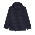 Engineered Garments Cotton Flannel Plaid Cagoule Shirt "Navy"