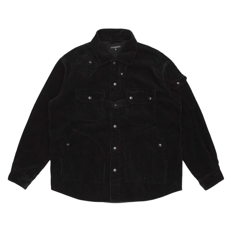 Engineered Garments Poly Fake Melton Explorer Shirt Jacket "Black"