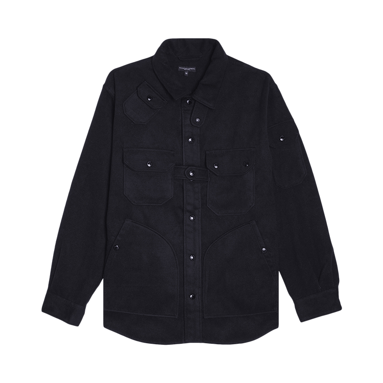 Engineered Garments Poly Fake Melton Explorer Shirt Jacket "Dark Navy"