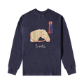 Bode Pony Appliqué Crewneck "Midnight"