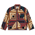Bode Log Cabin Quilted Workwear Jacket "Multicolor"