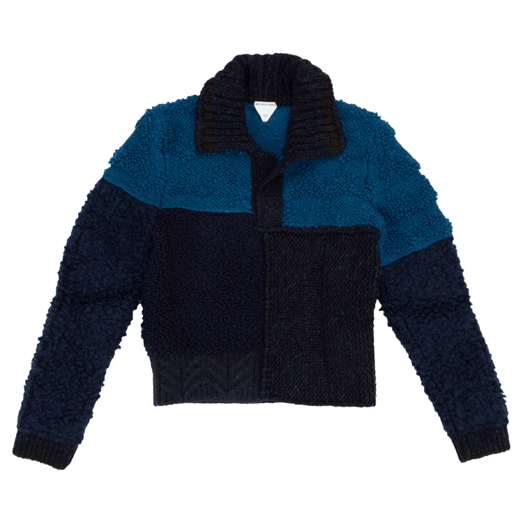 Bottega Veneta Patchwork Wool Knit Sweater "Space"
