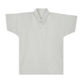 Homme Plissé Issey Miyake Basics Short-Sleeve Shirt "Light Grey"
