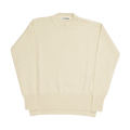 Jil Sander Cashmere Boyfriend Fit Long-Sleeve Jumper With Side Slits "Natural"