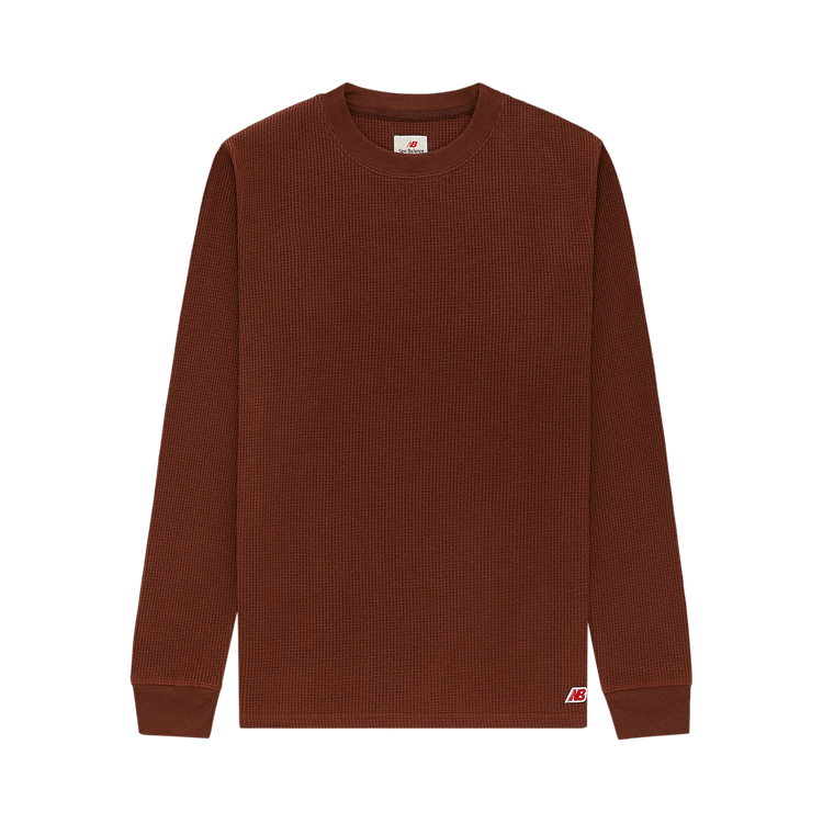 New Balance Made In USA Long-Sleeve Thermal T-Shirt "Rich Oak"