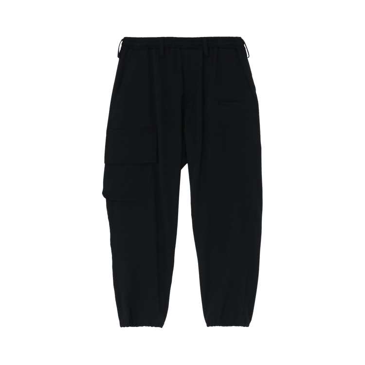 Yohji Yamamoto Pour Homme Rib Flap Pocket Pants "Black"