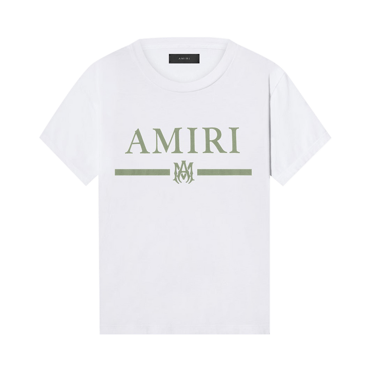 Amiri MA Bar Appliqué Tee "White"