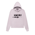 Amiri MA Bar Appliqué Hoodie "Pink"