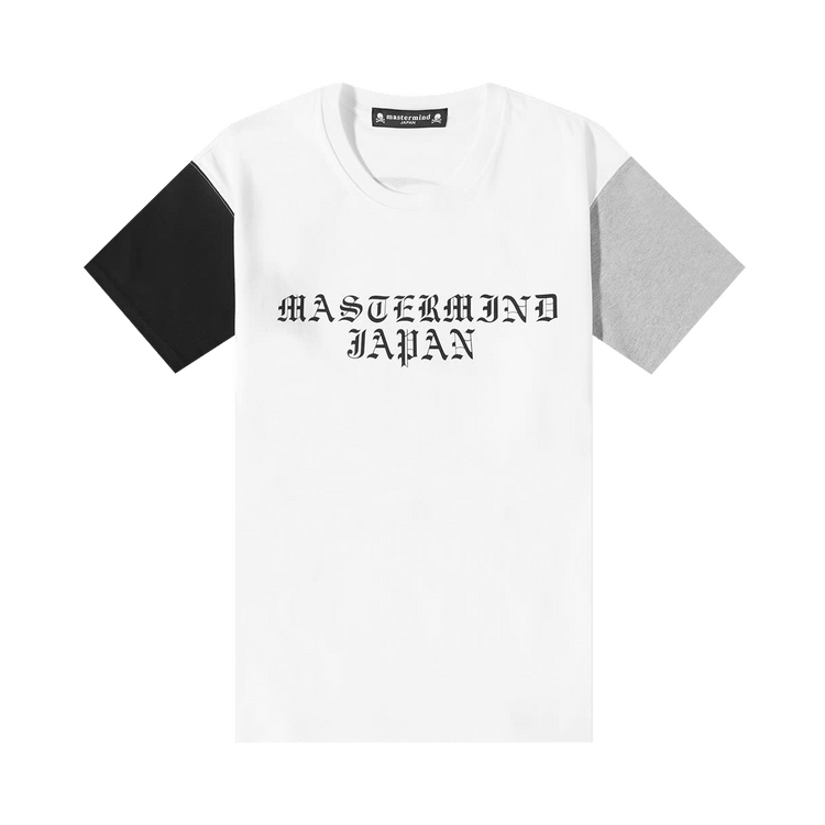 Mastermind Colorblock Tee "White/Black/Grey"