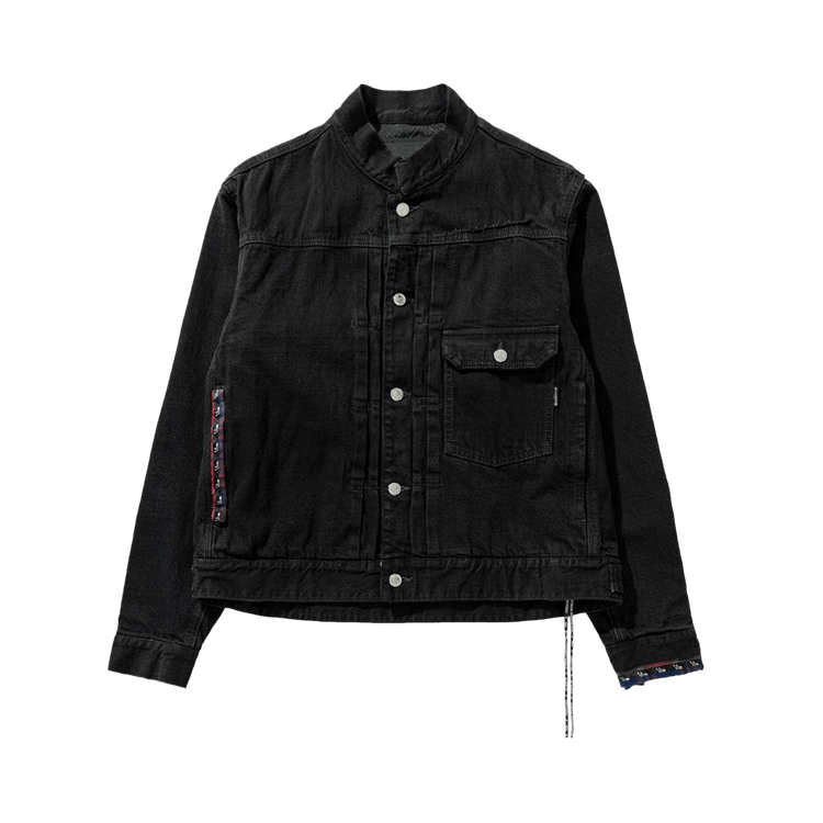 Mastermind World Beaded Denim Jacket "Black"