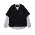 Mastermind World Layered V Neck "Black/Grey"