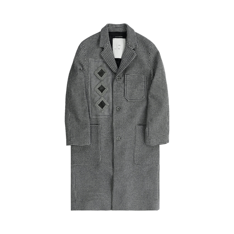 Song for the Mute High Lapel Raglan Coat "Black/White"