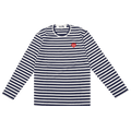 Comme des Garçons PLAY Striped Long-Sleeve T-Shirt "Navy/White"