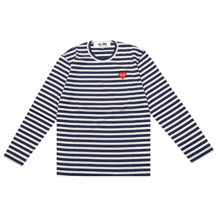 Comme des Garçons PLAY Striped Long-Sleeve T-Shirt "Navy/White"