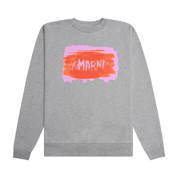Marni Logo Sweatshirt "Inox"