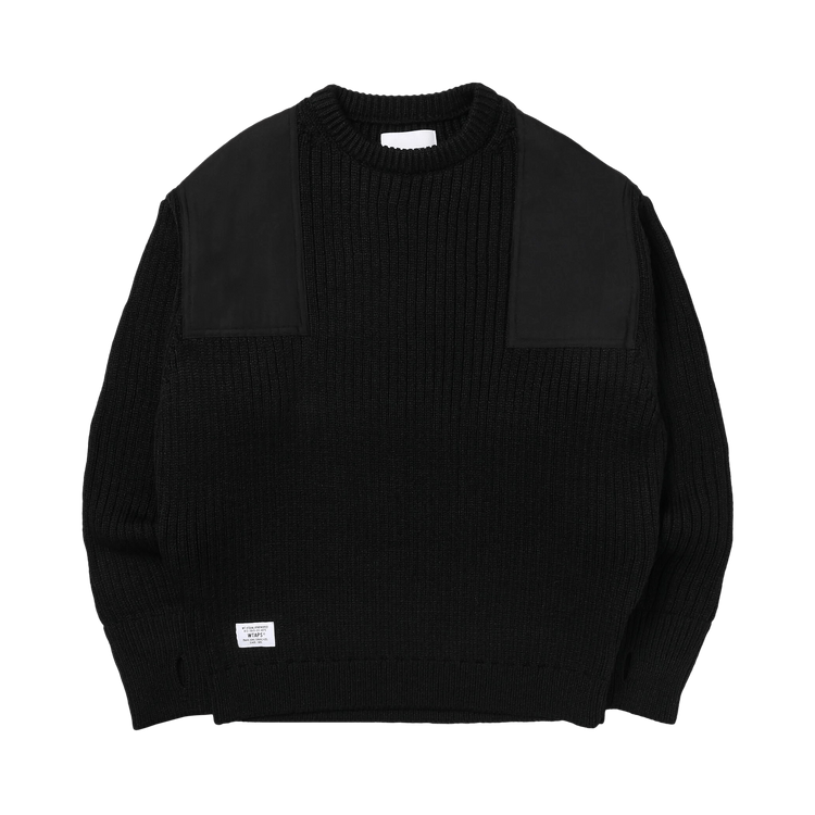WTAPS Commander Knit Sweater "Black"