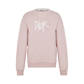 Dior x Shawn Stussy Bee Garment-Dyed Sweatshirt "Pink"